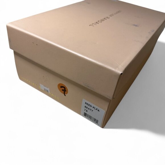 Loeffler Randall Reed Pleated Twist Heel in Peach Polyester Pink Sz 7 B NIB - Picture 13 of 14